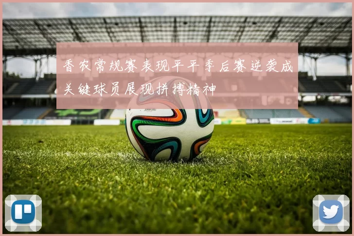 香农常规赛表现平平季后赛逆袭成关键球员展现拼搏精神
